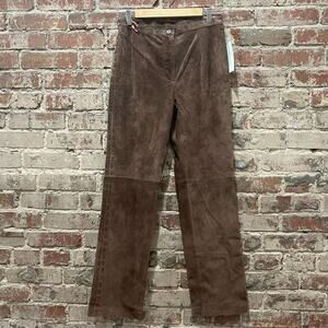 NEW Vintage 90's Colette Mordo for Sadimara Leather Pants Size 4